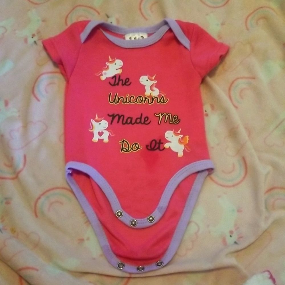 "The unicorns made me do it" Onesie